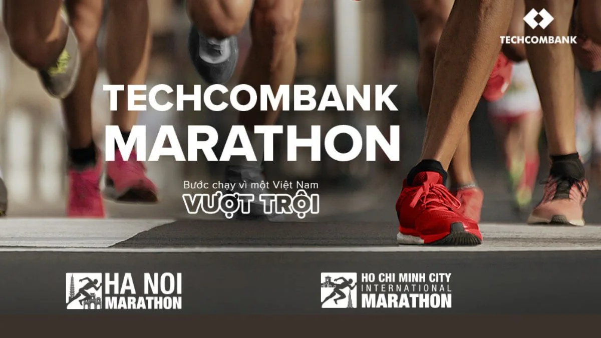 Techcombank Marathon Hanoi and Ho Chi Minh City key visual