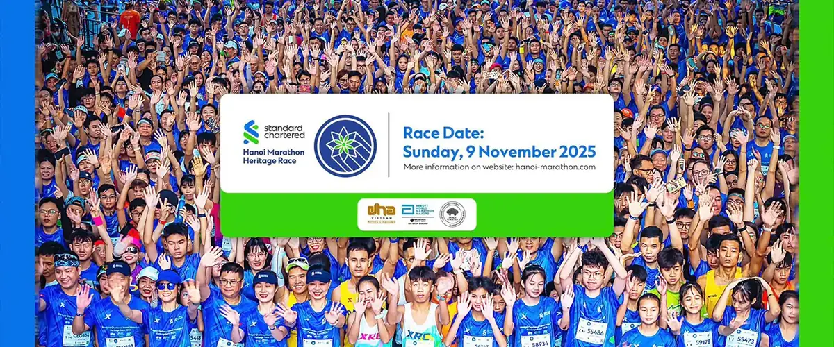 Runners at the Standard Chartered Hanoi Marathon Heritage Race 2025